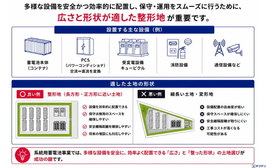 系統用蓄電池に適した土地の6つの条件①